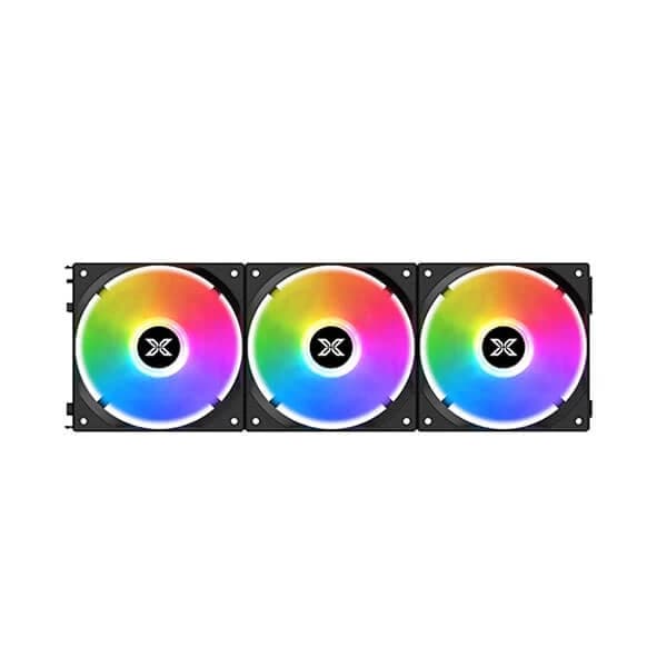 Xigmatek Starlink Black 120mm ARGB Cabinet Fan (Triple Pack) - 1