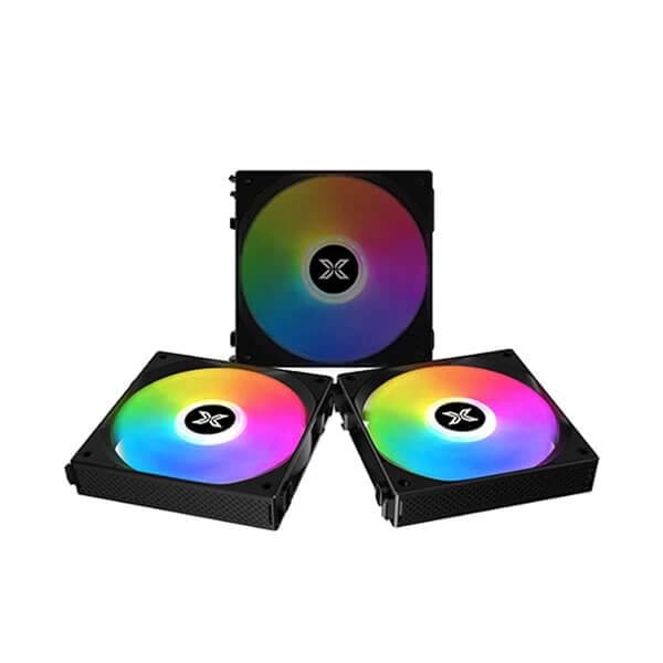 Xigmatek Starlink Black 120mm ARGB Cabinet Fan (Triple Pack) - 5
