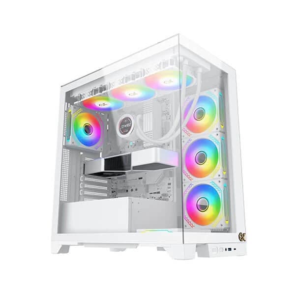 Xigmatek Endorphin Ultra Arctic ARGB (E-ATX) Mid Tower Cabinet (White) - 4