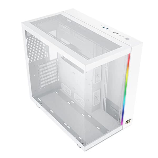 Xigmatek Aqua Ultra Air Arctic ARGB (E-ATX) Mid Tower Cabinet (White) - 10