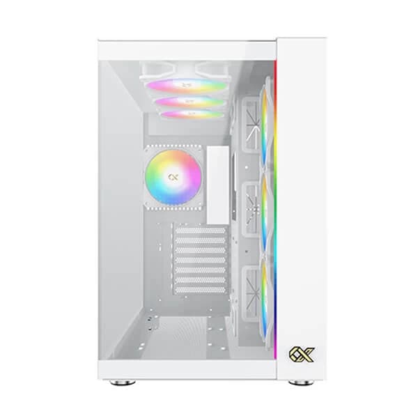 Xigmatek Aqua Ultra Air Arctic ARGB (E-ATX) Mid Tower Cabinet (White) - 6
