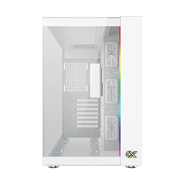 Xigmatek Aqua Ultra Air Arctic ARGB (E-ATX) Mid Tower Cabinet (White) - 7