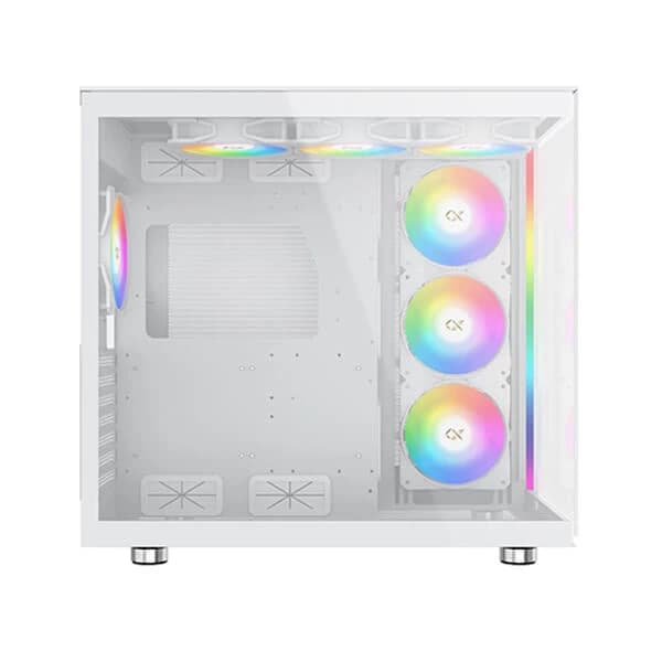 Xigmatek Aqua Ultra Air Arctic ARGB (E-ATX) Mid Tower Cabinet (White) - 8