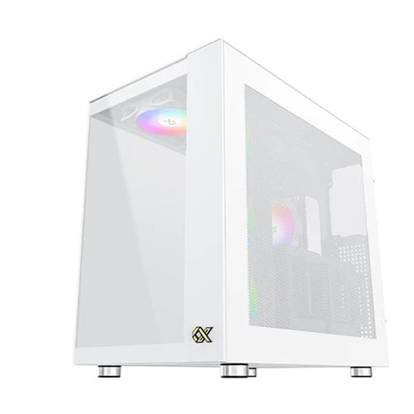 Xigmatek Aqua Ultra Air Arctic ARGB (E-ATX) Mid Tower Cabinet (White) - 1