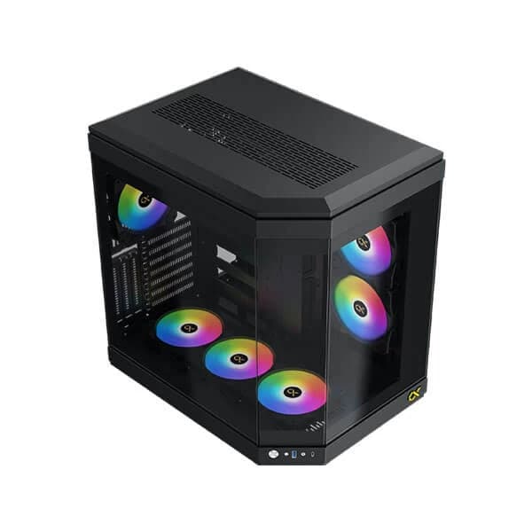 Xigmatek Cubi (E-ATX) Mid Tower Cabinet (Black) - 2