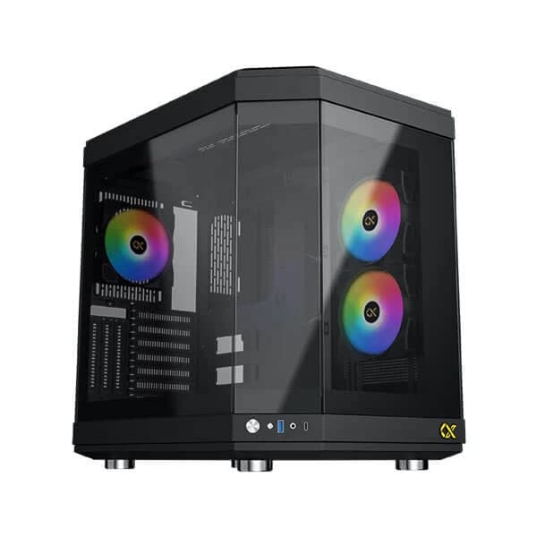Xigmatek Cubi (E-ATX) Mid Tower Cabinet (Black) - 1