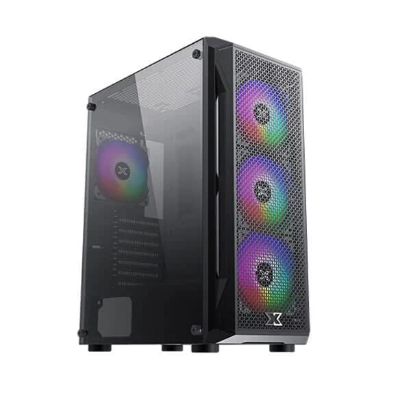 Xigmatek Gaming X ARGB (ATX) Mid Tower Cabinet (Black) - 1