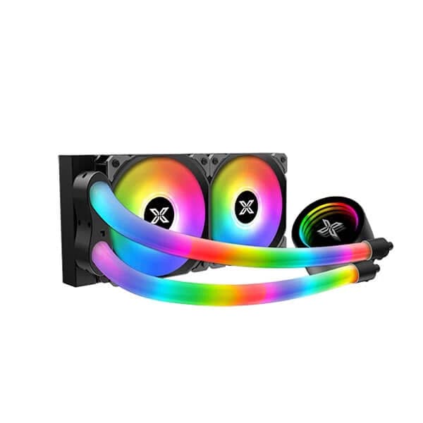 Xigmatek Neon Aqua 240 ARGB 240mm CPU Liquid Cooler (Black) - 1