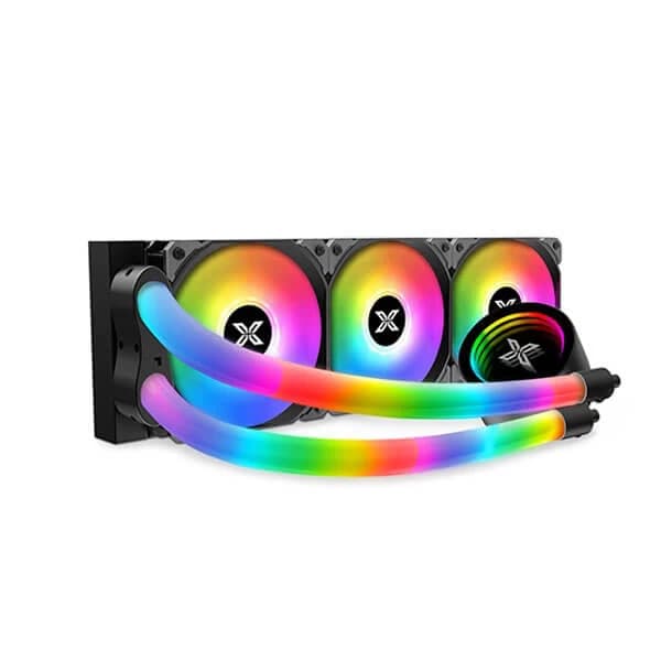 Xigmatek Neon Aqua 360 ARGB 360mm CPU Liquid Cooler (Black) - 1
