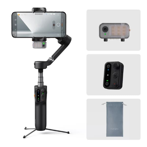 Hohem iSteady V3 Foldable Smartphone AI Gimbal Stabilizer - 6