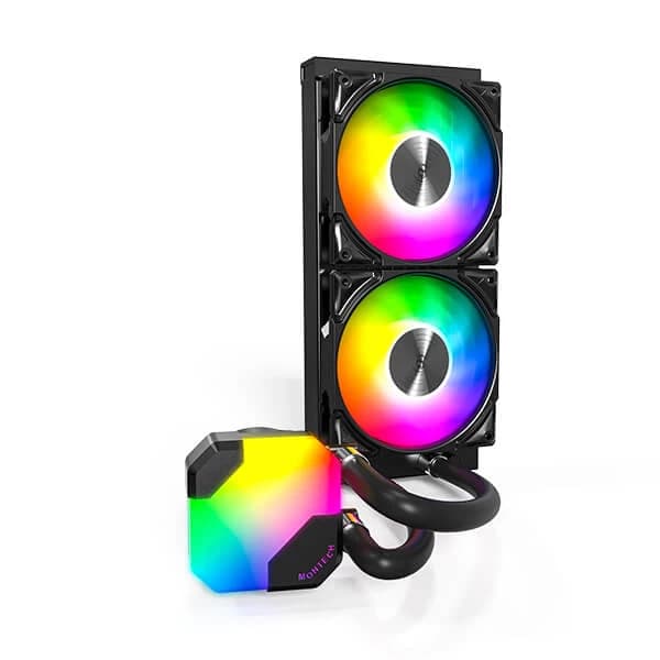 Montech HyperFlow ARGB 240 CPU Liquid Cooler (Black) - 5