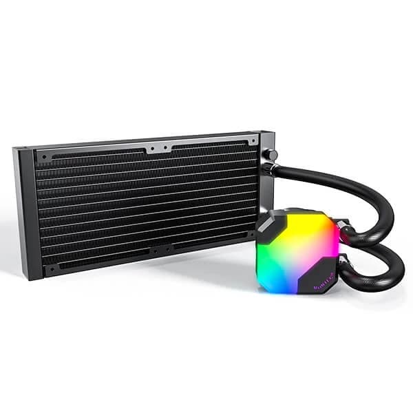 Montech HyperFlow ARGB 240 CPU Liquid Cooler (Black) - 4