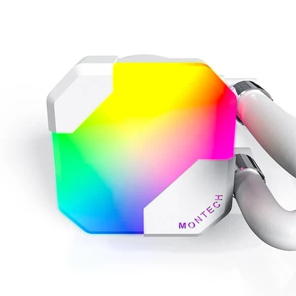 Montech HyperFlow ARGB 240 CPU Liquid Cooler (White) - 2