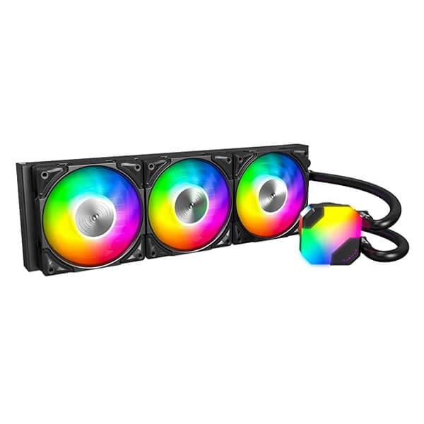 Montech HyperFlow ARGB 360 CPU Liquid Cooler (Black) - 1