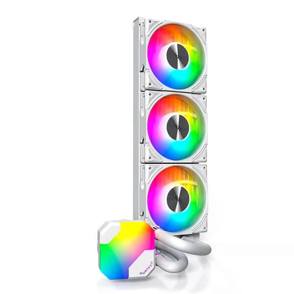 Montech HyperFlow ARGB 360 CPU Liquid Cooler (White) - 5