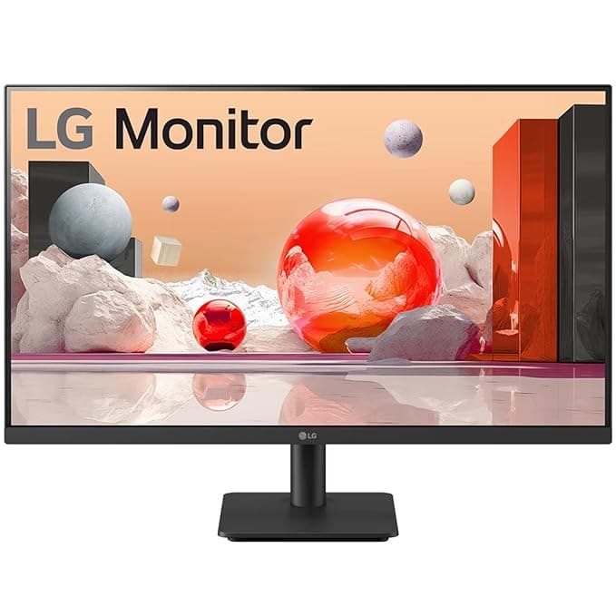LG 27MS500-B 27 inch IPS FHD (1920x1080) 100Hz 5ms Reader Mode Borderless Design OnScreen Control Black Stabilizer DAS Crosshair HDMI Black