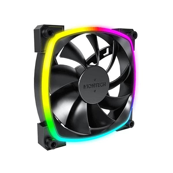 Montech RX120 PWM ARGB Black Cabinet Fan Single - 2