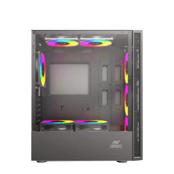 Ant Esports Elite 1200 ATX Computer Gaming Cabinet (Black) - 3