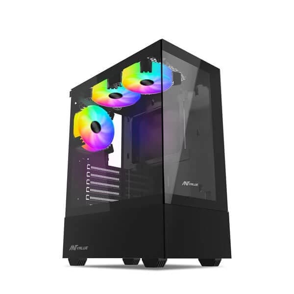 Ant Value CV100 (ATX) Mid Tower Cabinet (Black) - 1