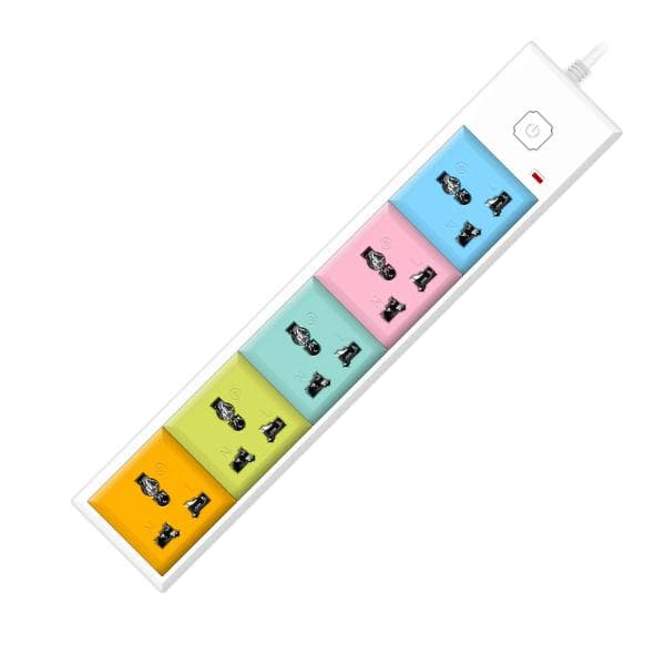 Coconut EB01 5 Socket With LED Indicators - 1
