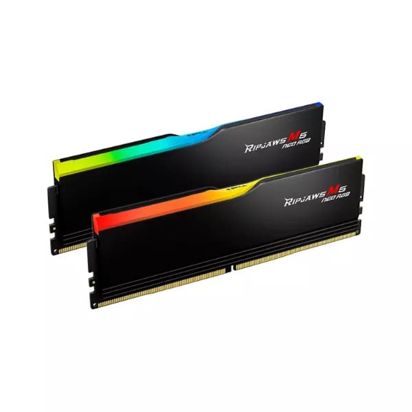 GSkill Ripjaws M5 Neo RGB 32Gb (16Gbx2) DDR5 6000Mhz CL36 Desktop Ram (Matte Black) - 2