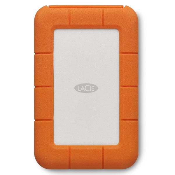 LaCie Rugged USB-C 4TB Portable External Hard Drive USB 3.0 Compatible, Drop Shock Dust Rain Resistant, for Mac & PC Desktop Laptop and 2-Year Data Recovery Services - 1