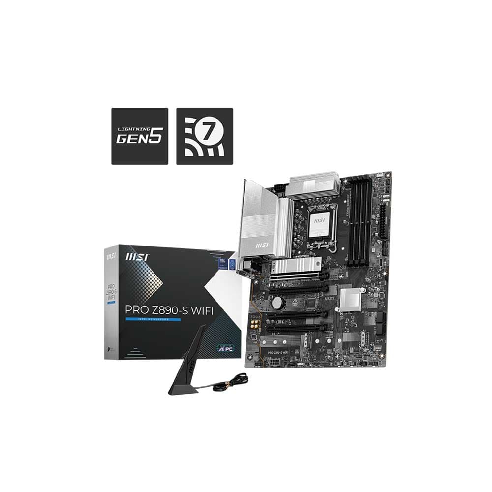 Msi Pro Z890-S WiFi LGA1851 ATX Motherboard - 1
