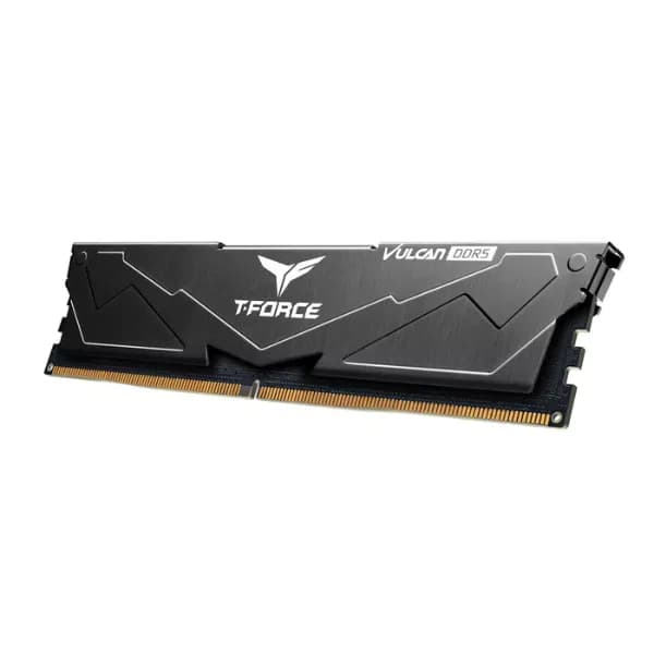 TeamGroup T-Force Vulcan 16GB (16GBx1) DDR5 5200MHz CL40 Desktop Ram (Black) - 4