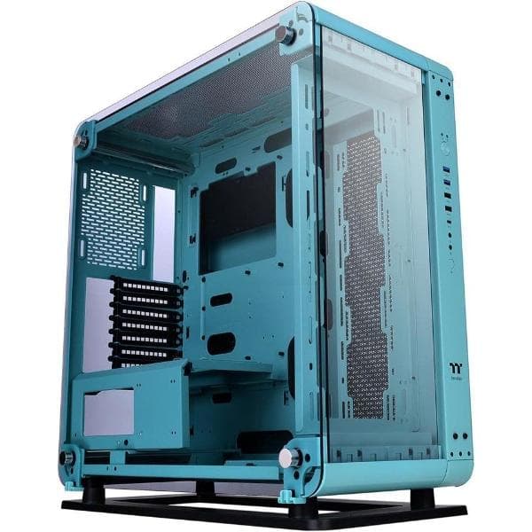 Thermaltake The Core P6 TG Turquoise Edition transformable ATX Mid Tower Computer Case - 1