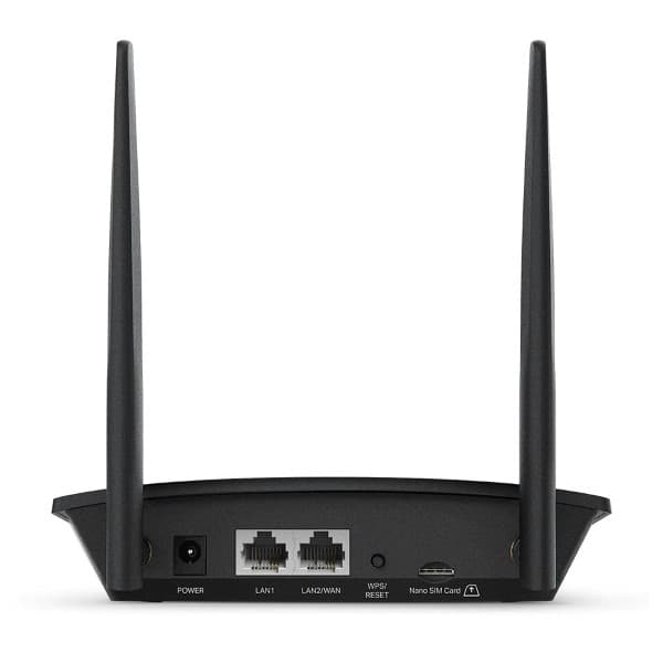 TP-Link TL-MR100 300Mbps 2.4GHz Wireless N 4G LTE - Black - 2