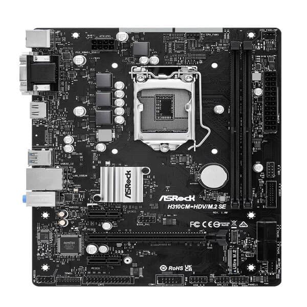 ASRock H310CM-HDV/M.2 SE Motherboard - 2