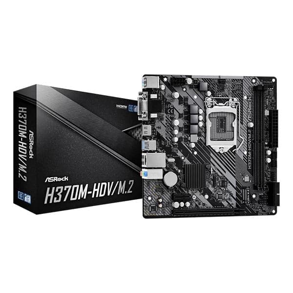 ASRock H370M-HDV/M.2 DDR4 Motherboard - 1