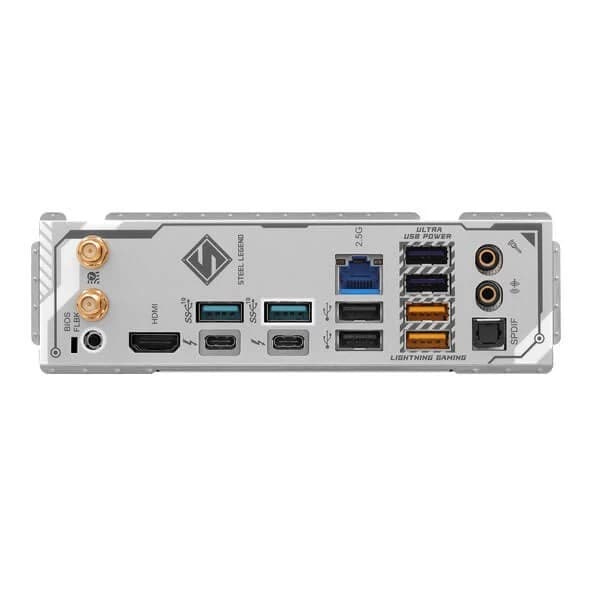 ASRock Z890 Steel Legend WiFi LGA 1851 Intel Z890 SATA 6Gb/s ATX Motherboard - 3