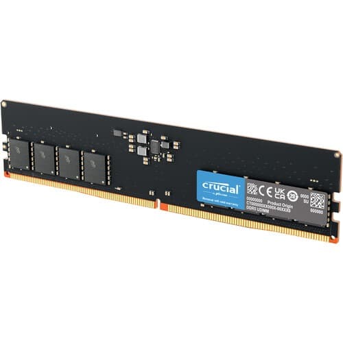 Crucial 16GB (16GBx1) DDR5 5200MHz CL42 Desktop RAM - 1