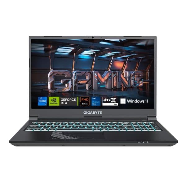 GIGABYTE G5 KF5-H3IN353SH, i7-13620H 4.9 GHz, RTX 4060 6GB GDDR6, 15.6" FHD 144Hz Display, 8G *2 DDR5-4800, Gen4 512GB, Multi Languages 15 Color Illuminated Keyboard - 1