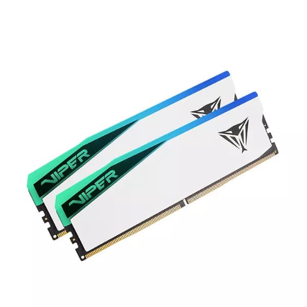 Patriot Viper Elite 5 RGB 48GB (2X24GB) DDR5 7000 MHz CL32 RAM DIMM Module (White) - 3