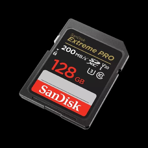 SanDisk 128GB Extreme Pro SDHC UHS-I/U3 V30 Class 10 Memory Card - 2