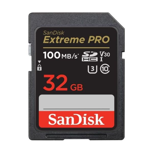 SanDisk 32GB Extreme Pro SDHC UHS-I/U3 V30 Class 10 Memory Card - 1