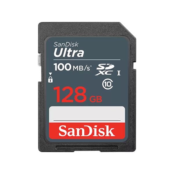 SanDisk Ultra Class 10 100MB/s 128GB SDHC Card and SDXC Card - 1