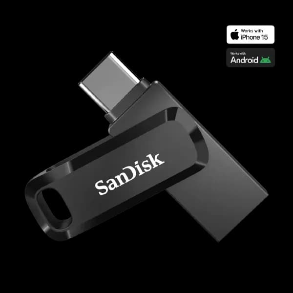 SanDisk Ultra Dual Drive Go SDDDC3-256G-I35 256GB USB 3.0 Type C Pendrive for Mobile (Black) - 1