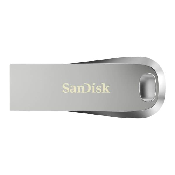 SanDisk Ultra Luxe USB 3.2 32GB Flash Drive Upto 150MB/s (All Metal, Metallic Silver) - 1