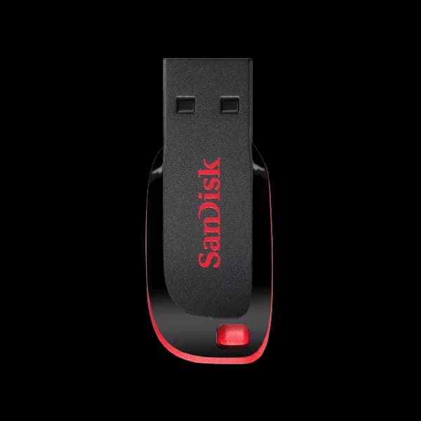 SanDisk Cruzer Blade SDCZ50-016G-135 16 GB USB 2.0 Pen Drive (Red) - 3