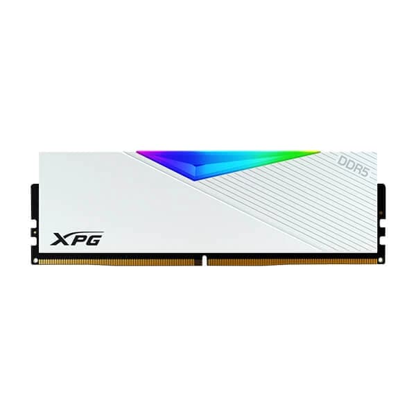 Adata XPG Lancer RGB 16GB (16GBx1) DDR5 6000MHz CL30 Desktop RAM (White) - 1