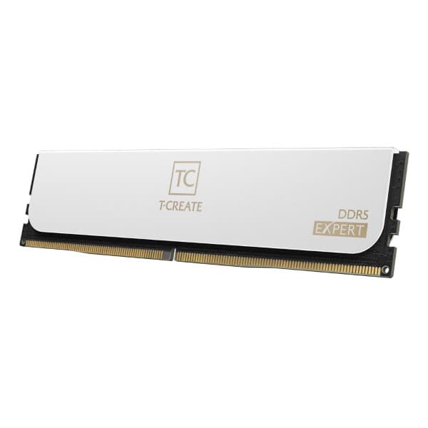 TeamGroup T-Create Expert 32GB (2x16GB) DDR5 6000 MHz CL30 Desktop Memory - White - 4