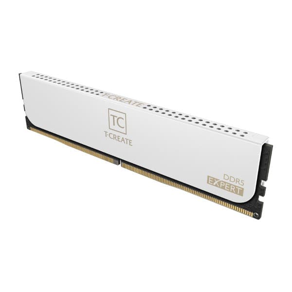TeamGroup T-Create Expert 32GB (2x16GB) DDR5 6000 MHz CL30 Desktop Memory - White - 3