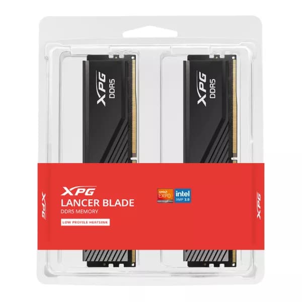 Adata XPG Lancer Blade Series 32GB (2x16GB) DDR5 6000MHz CL48 Desktop Ram (Black) - 4