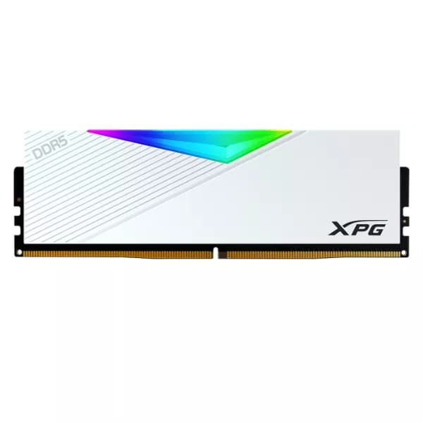 Adata Xpg Lancer RGB 32GB (16GBx2) DDR5 6000MHz CL30 Desktop RAM (White) - 3