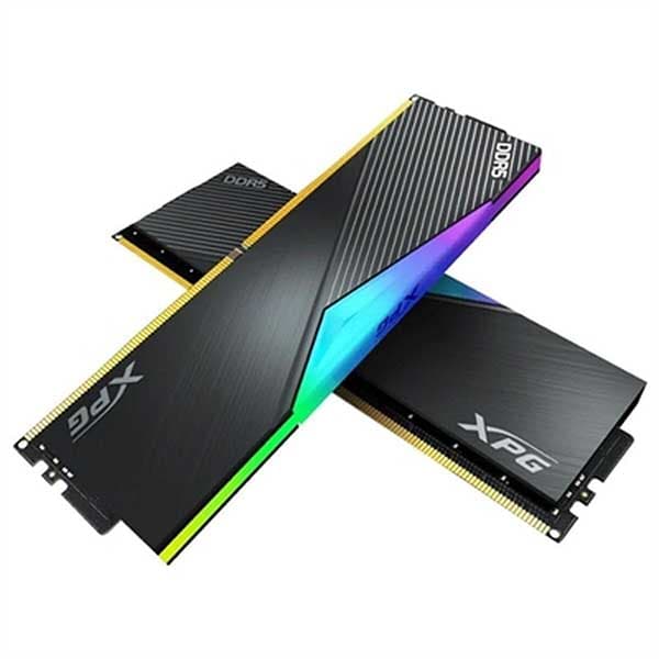 ADATA XPG LANCER RGB 64GB (32GBX2) DDR5 6000MHZ CL30 DESKTOP RAM (BLACK) - 1