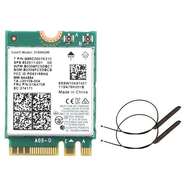 Asrock 3168NGW Wireless PCI-E Adapter - 2