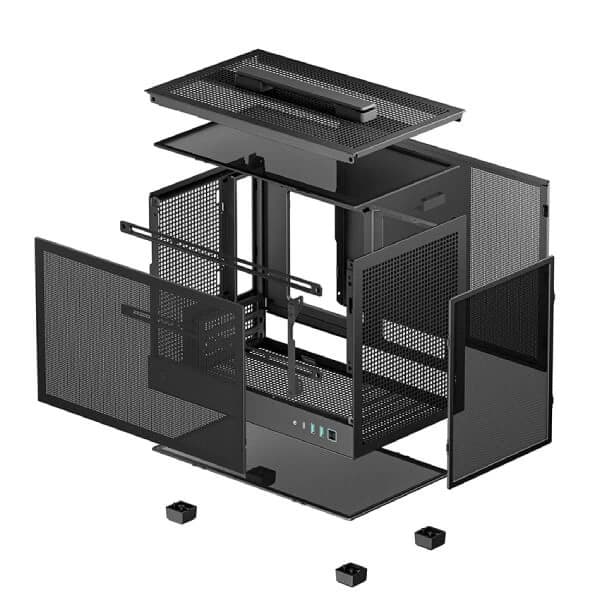 DeepCool CH160 Mesh M-ITX Mini Tower Case (Black) - 7